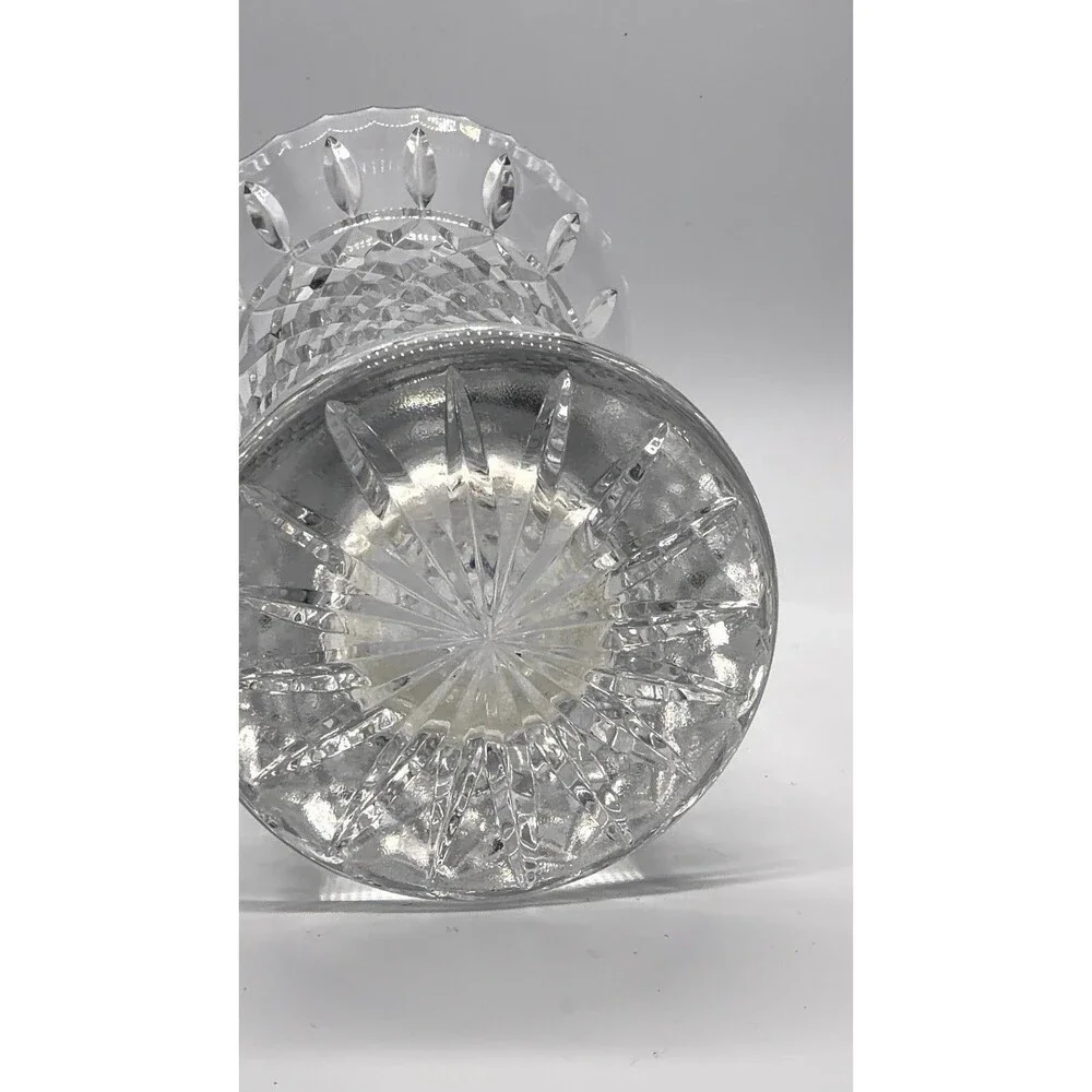 WORLD'S FINERY IMPERLUX HANDCUT LEAD CRYSTAL 24% РЬС VASE